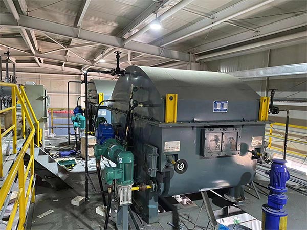 Drum filter a dewaxing olajhoz